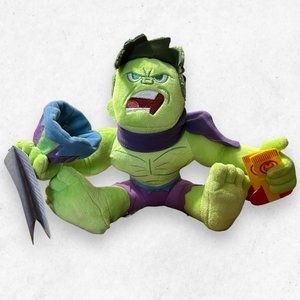 The Incredible Hulk 10" Plush by Marvel‎ Stuffed Animal Sitting Position